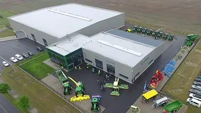 LVD Krone Gelände aus Vogelperspektive