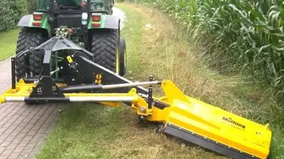 Mulchgerät im Einsatz