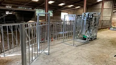 Waschanlage für Kühe