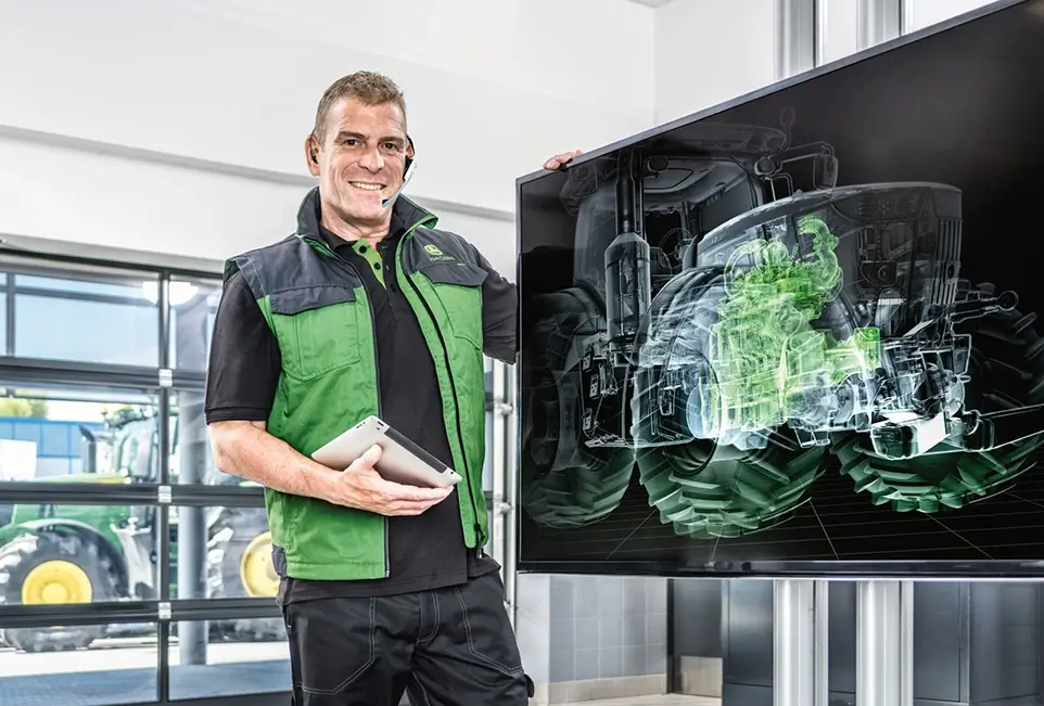 Digitale Vorstellung einer Landmaschine